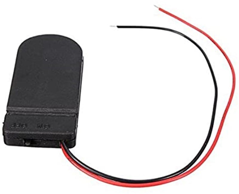 CR2032 2'li Kapaklı Anahtarlı Pil Yuvası