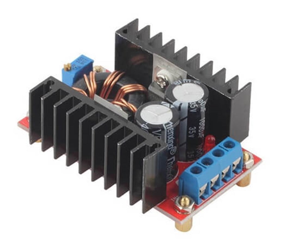  DC DC Konvertör 10V - 32V Giriş / 12V - 35V Çıkış 6A Yükseltici 