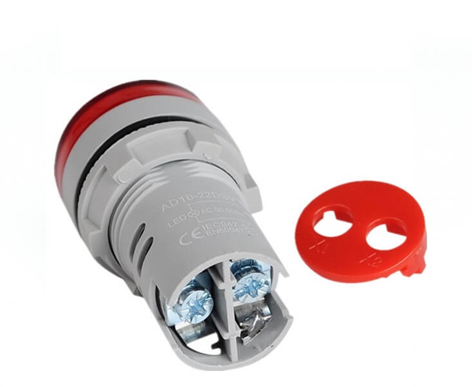 Dijital Voltmetre AC 60-500 Volt Yeşil AD16-22DSV Panel Tipi
