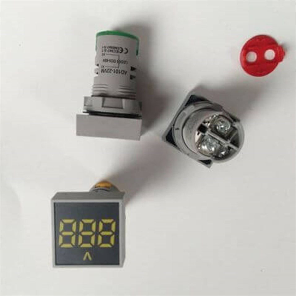 Dijital Voltmetre DC 5-60 Volt Kırmızı AD101-22VM Panel Tipi