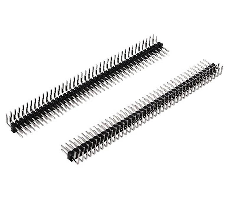 Erkek Header  2X40 pin 90' 2,54mm