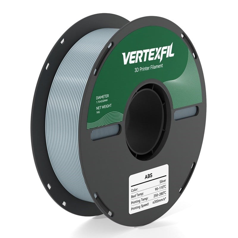VERTEXFIL ABS Filament Gümüş 1.75mm 1Kg