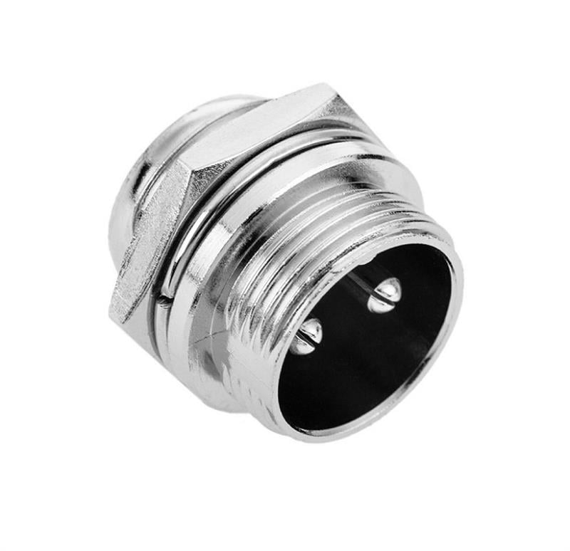 GX-16 2 Pin 16mm Mike Konnektör Erkek 