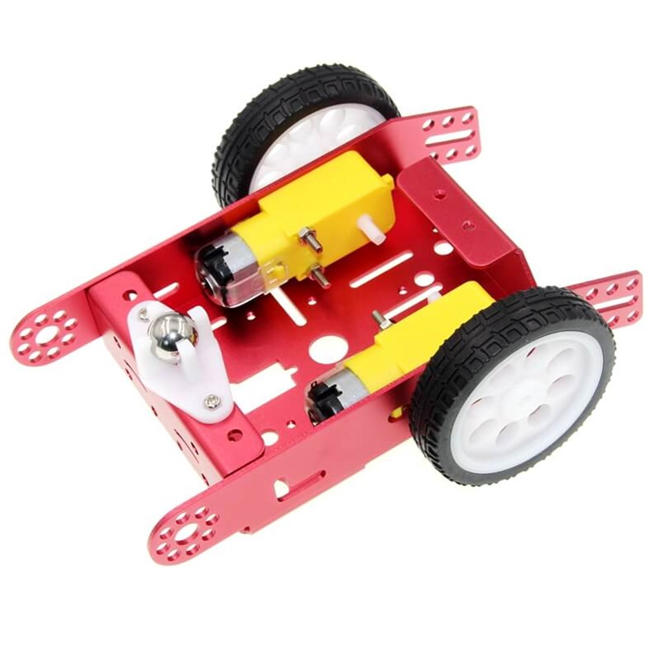 makeblock mbot Kırmızı Model 2WD Araba Kit Çok Amaçlı Mobil Robot Platformu
