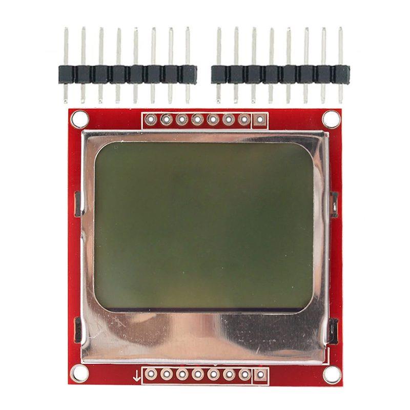 Nokia 5110 Ekranı LCD Kırmızı Pcb