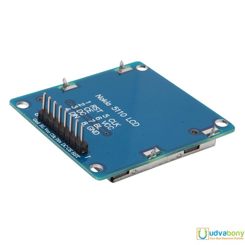 Nokia 5110 Ekranı LCD Mavi Pcb