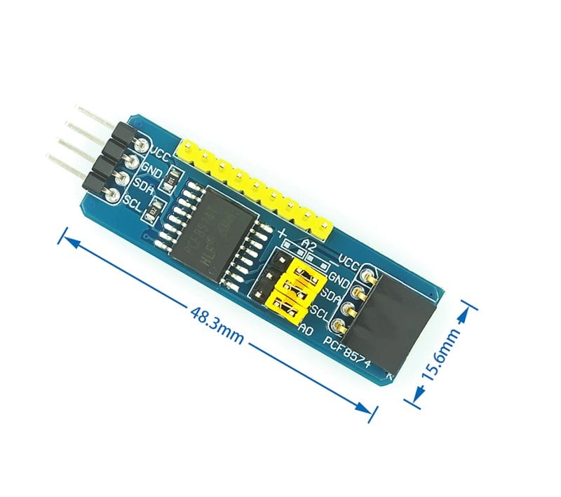 PCF8574T I2C Giriş Çıkış Çoklayıcı IO Genişleme Modülü