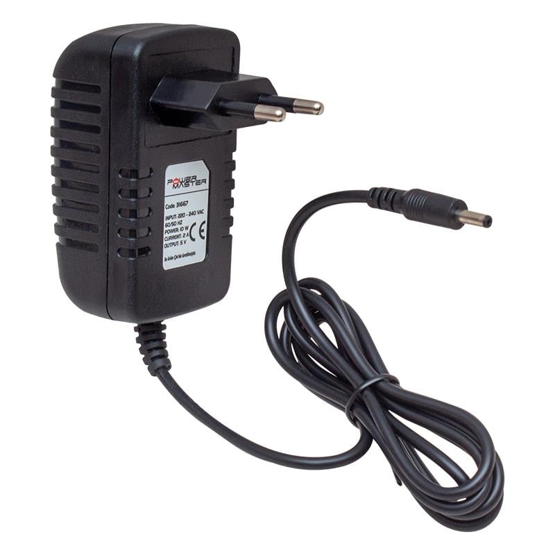 Powermaster 5V 2 Amper Plastik Kasa Tablet Adaptörü 3.5 1.35 Uç