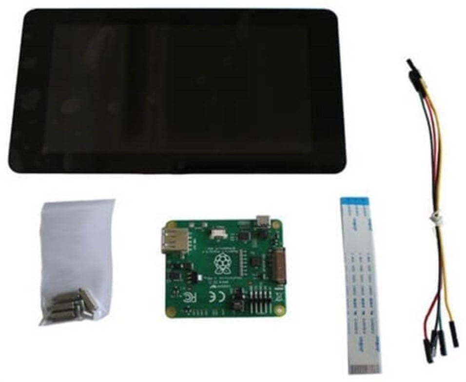 Raspberry Pi 3 7 İnç Orijinal Dokunmatik Ekran