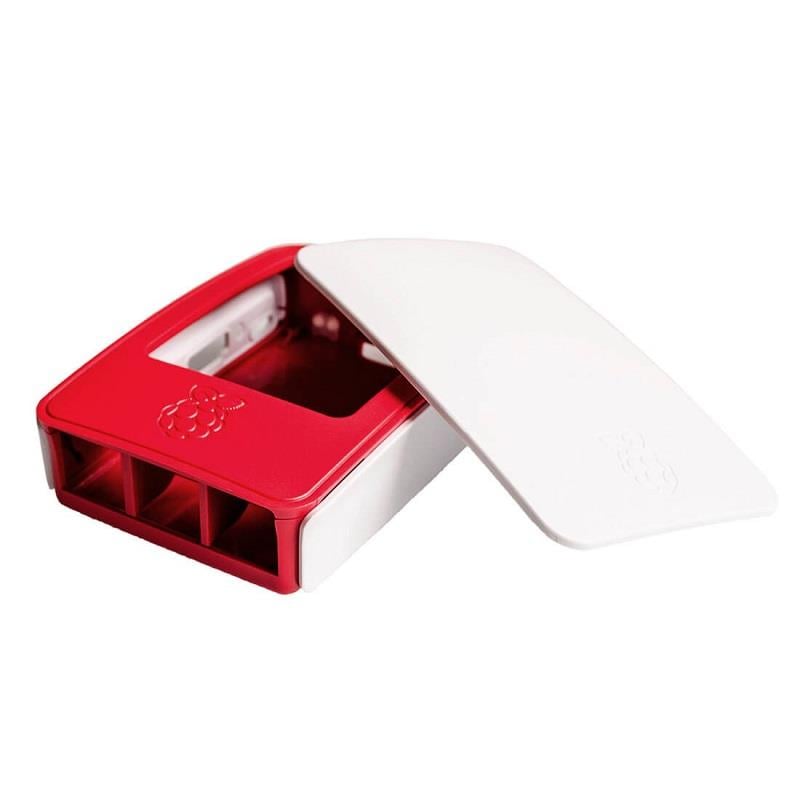 Raspberry Pi Orjinal Kutu (Kırmızı-Beyaz)