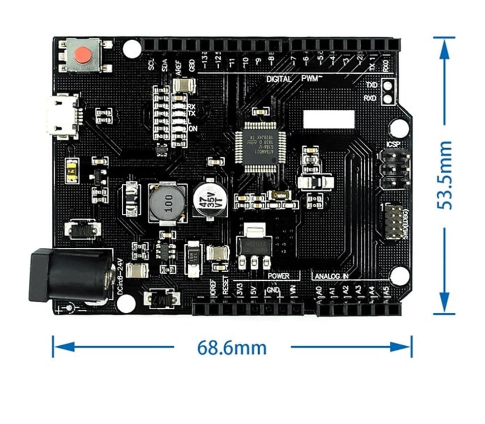 Samd21 M0 32-bit ARM Cortex Arduino M0 