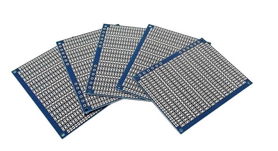 Tek Taraflı 7X9 cm Pcb Mavi