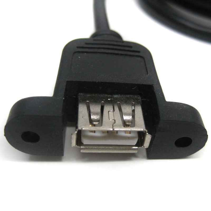 USB A Tip Erkek Dişi Panel Tipi Uzatma Kablo 30cm