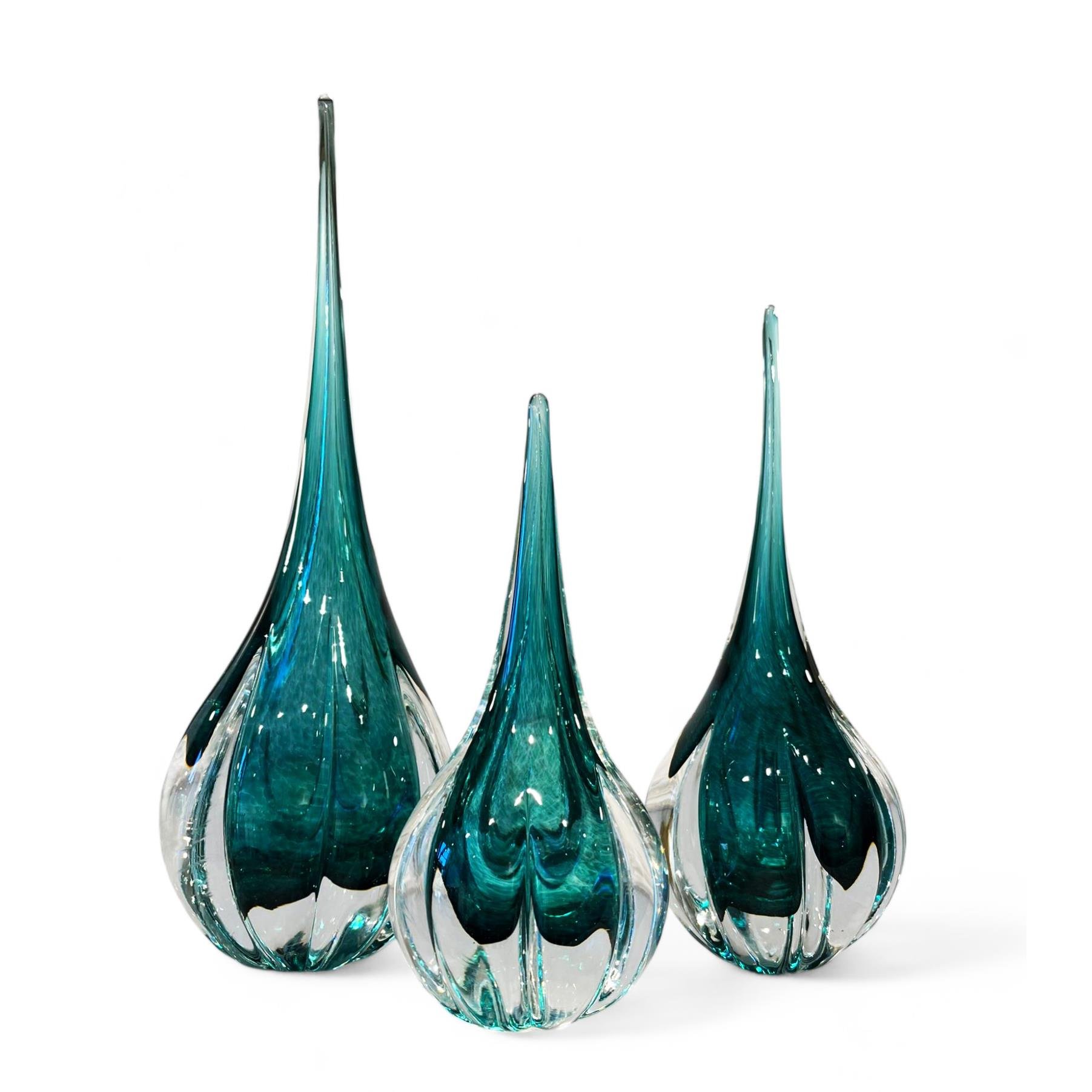 En YenilerHirefCam Üfleme Damla Su Yeşili S