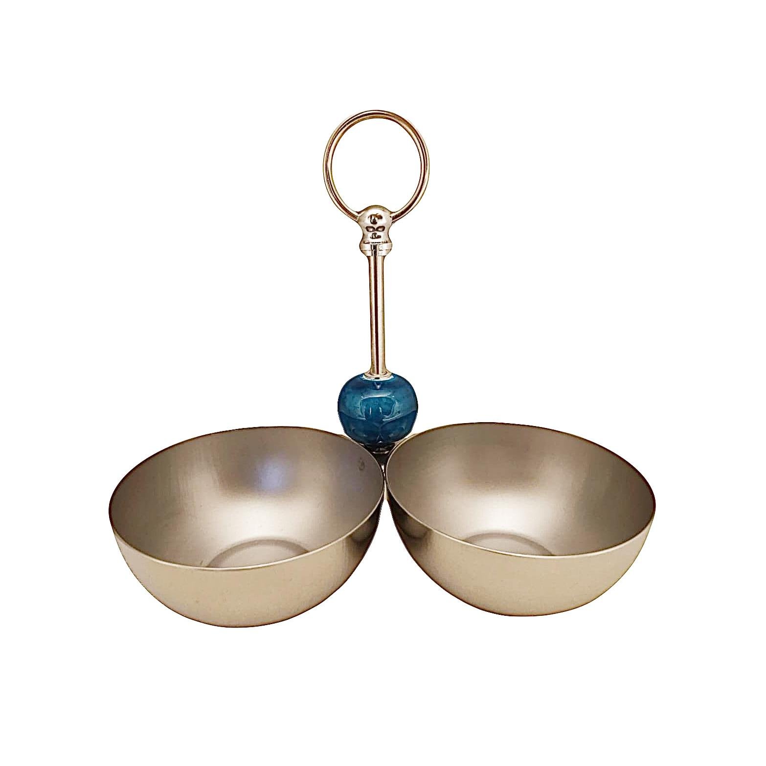 En YenilerHIREFİkili Turkuaz Çini Toplu Çerezlik