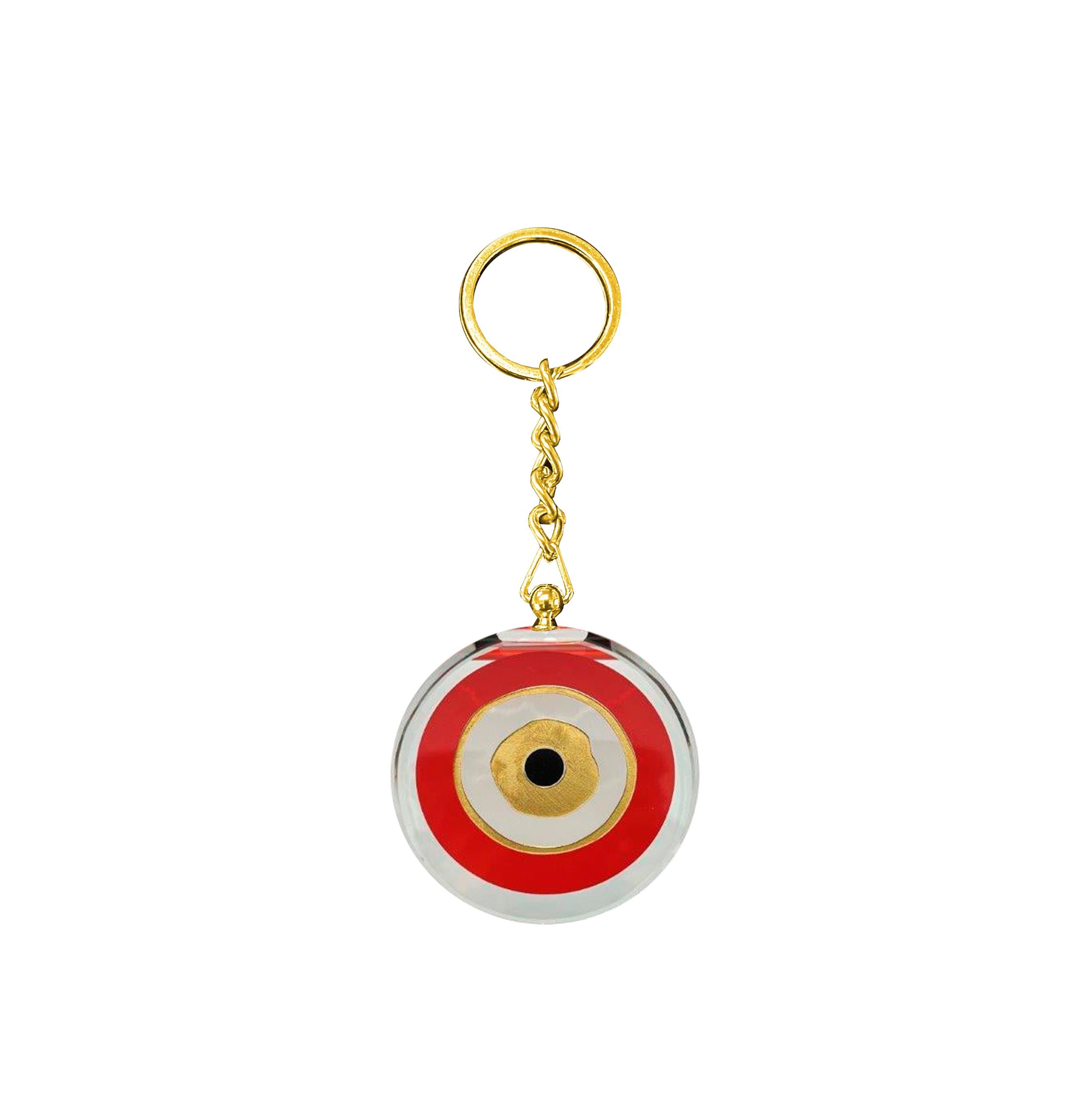 En YenilerHirefNazarboncuklu Kırmızı Anahtarlık