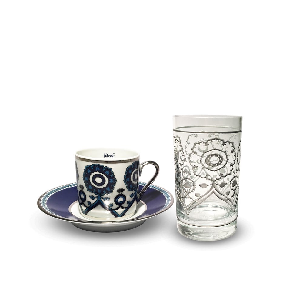 Kaftan Platin Kahve Set24-2