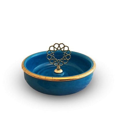 Selçuklu Turkuaz Çini Hamam Tası GOLD825-S