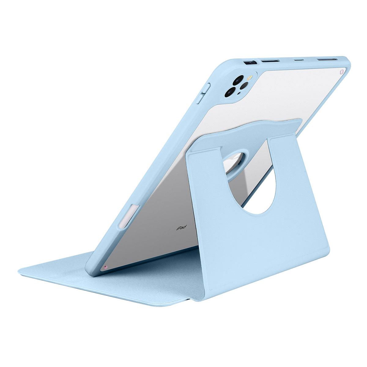 Apple iPad 10.9 2022 (10.Nesil) Kılıf Zore Termik Kalem Bölmeli Dönebilen Standlı Kılıf