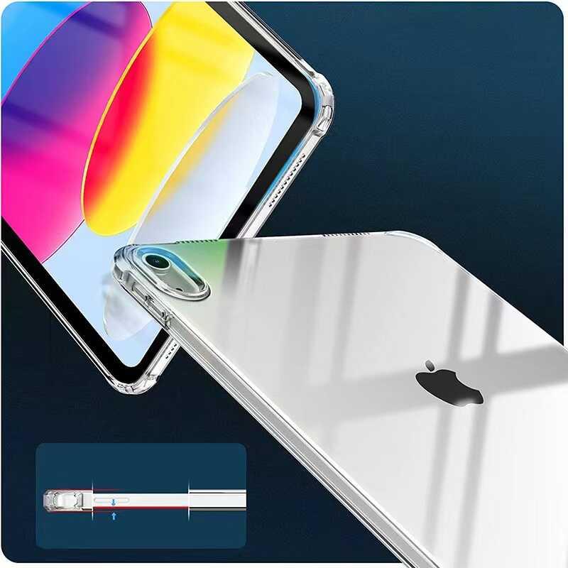 Apple iPad 10.9 2022 (10.Nesil) Kılıf Zore Tablet Nitro Anti Shock Silikon Kapak