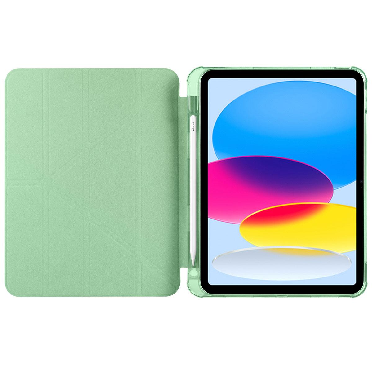Apple iPad 10.9 2022 (10.Nesil) Kılıf Zore Tri Folding Kalem Bölmeli Standlı Kılıf