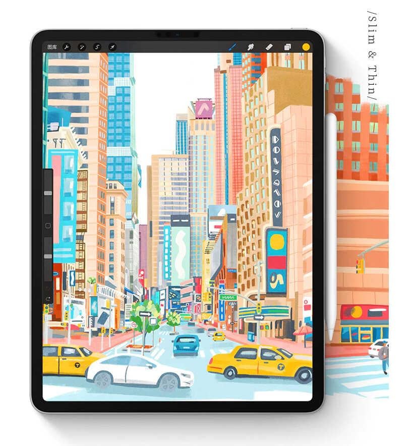 Apple iPad Pro 12.9 2022 M2 Kağıt Hisli ​Wiwu iPaper Like Tablet Ekran Koruyucu