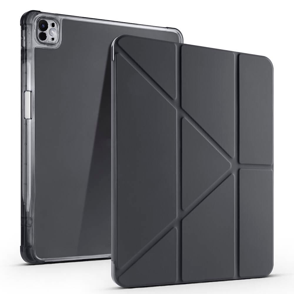Apple iPad Pro 13 2025 M5 Kılıf Zore Tri Folding Kalem Bölmeli Standlı Kılıf