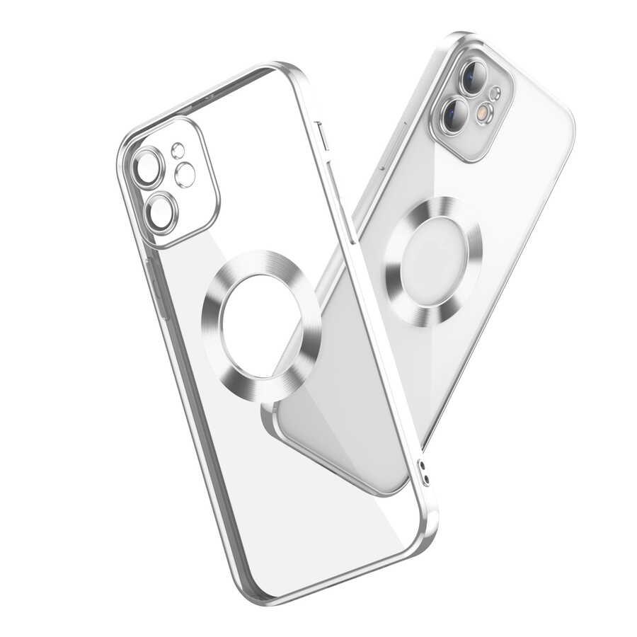 Apple iPhone 11 Kılıf Kamera Korumalı Logo Gösteren Zore Omega Kapak