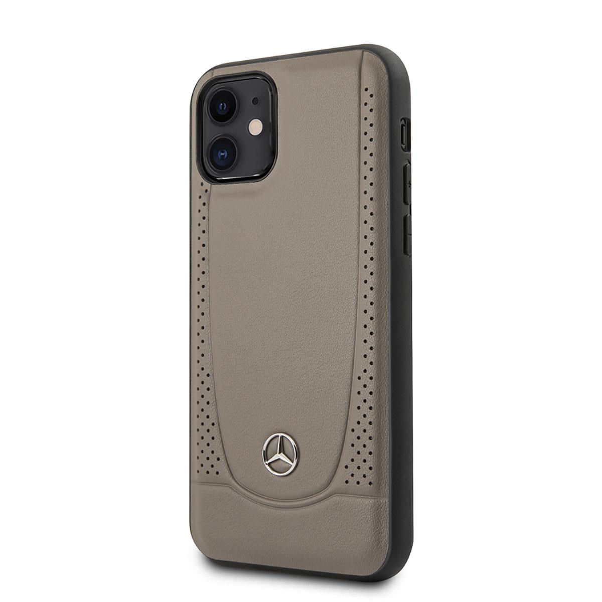 Apple iPhone 11 Kılıf Mercedes Benz Urban Sert Deri Dizayn Kapak