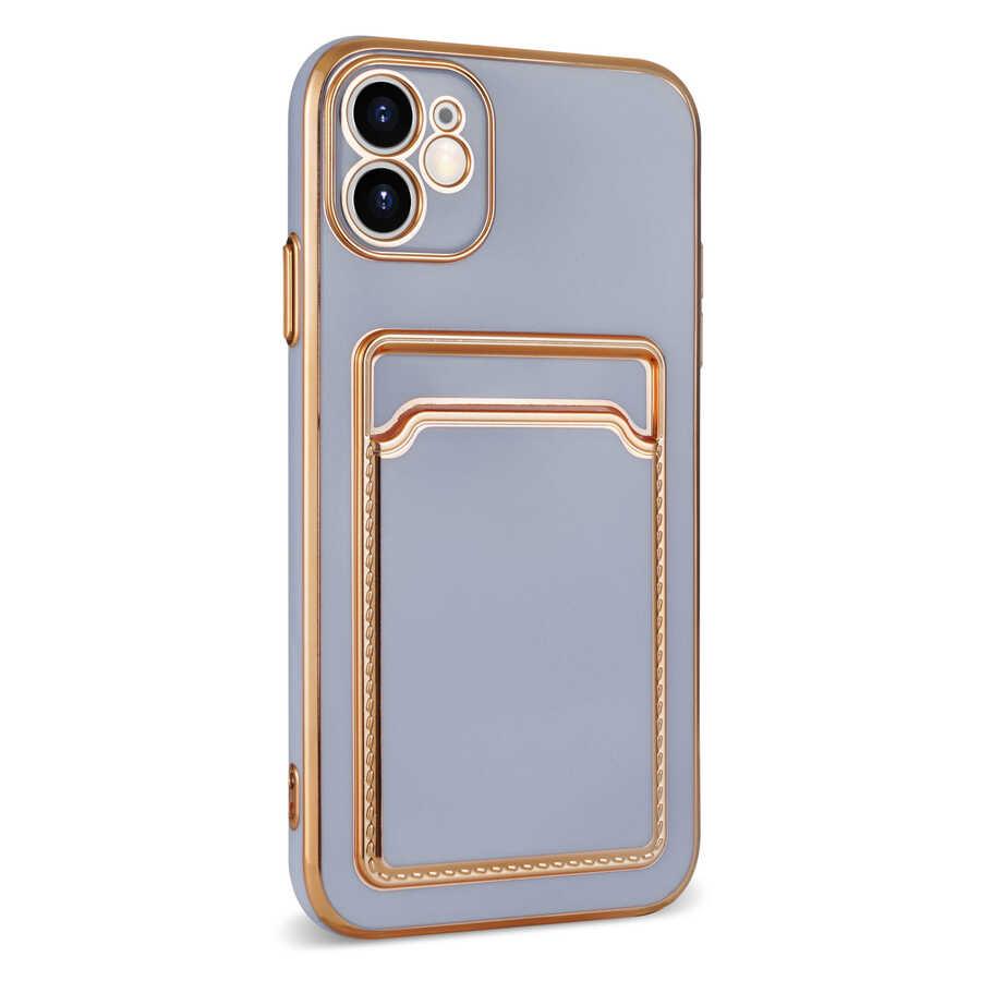 Apple iPhone 11 Kılıf Zore Bark Kartlıklı Kapak