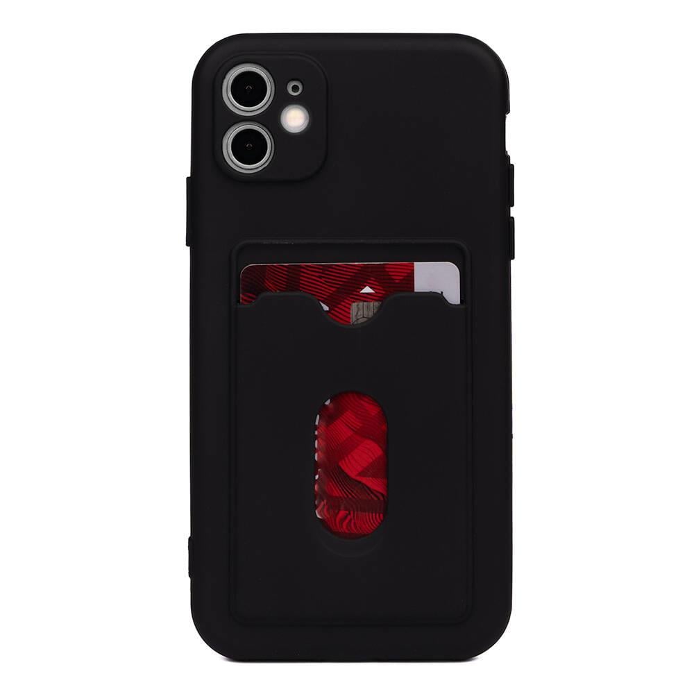 Apple iPhone 11 Kılıf Zore Dora Kartlıklı Silikon Kapak