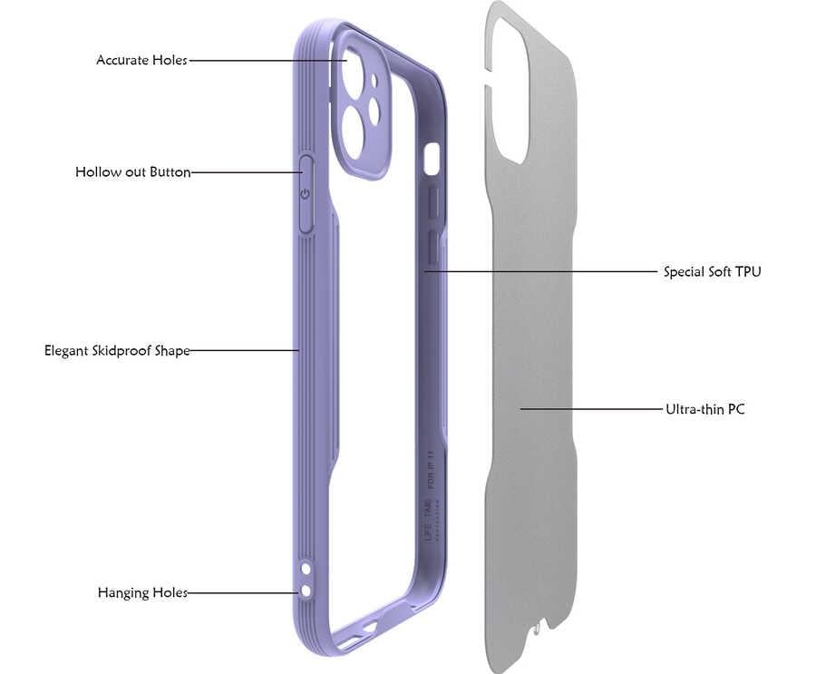 Apple iPhone 11 Kılıf Zore Parfe Kapak
