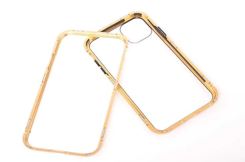 Apple iPhone 11 Pro Kılıf Zore Devrim Mıknatıslı Cam Kapak