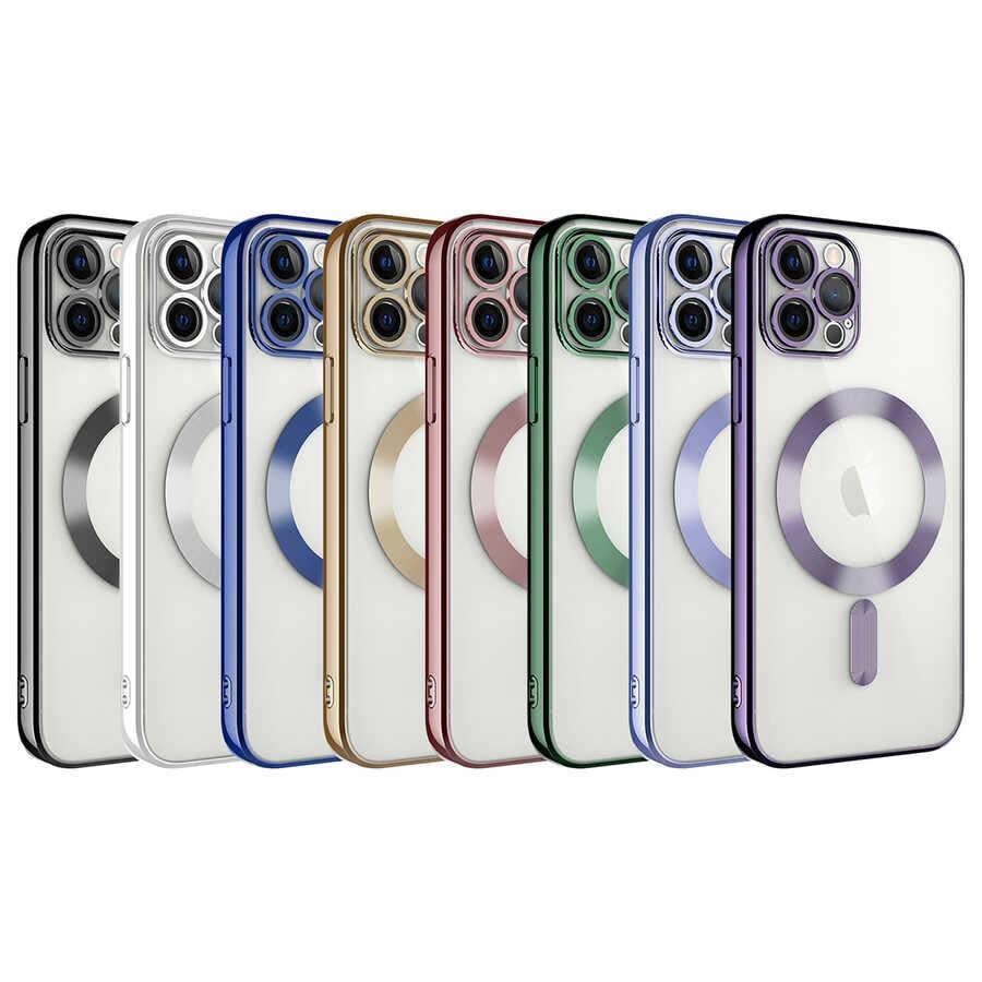 Apple iPhone 11 Pro Max Kılıf Kamera Korumalı Magsafe Wireless Şarj Özellikli Zore Demre Kapak