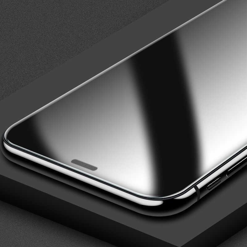 Apple iPhone 11 Pro Max Zore Anti-Dust Mat Privacy Temperli Ekran Koruyucu