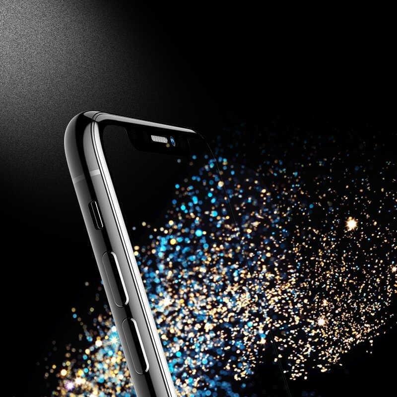 Apple iPhone 11 Pro Max Zore Anti-Dust Mat Privacy Temperli Ekran Koruyucu
