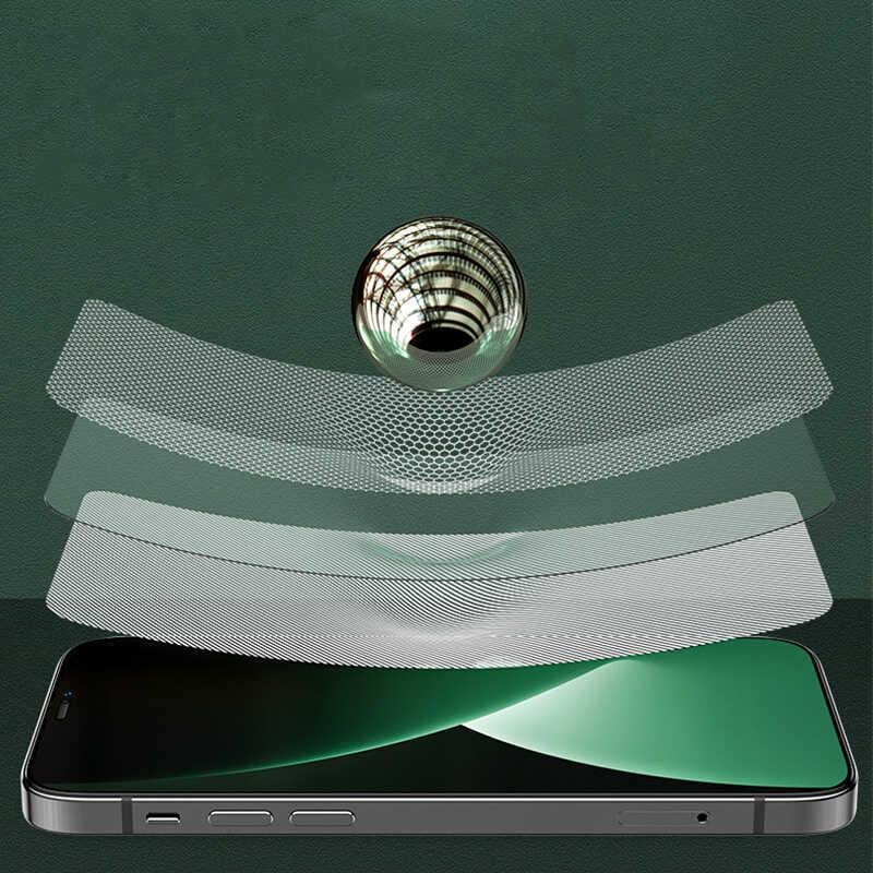 Apple iPhone 12 ​​​​Benks 0.3mm V Pro Dust Proof Green Light Ekran Koruyucu