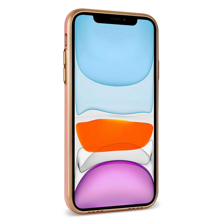 Apple iPhone 12 Kılıf Zore Bark Kartlıklı Kapak