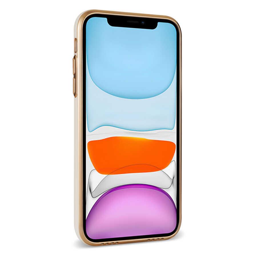 Apple iPhone 12 Kılıf Zore Bark Kartlıklı Kapak