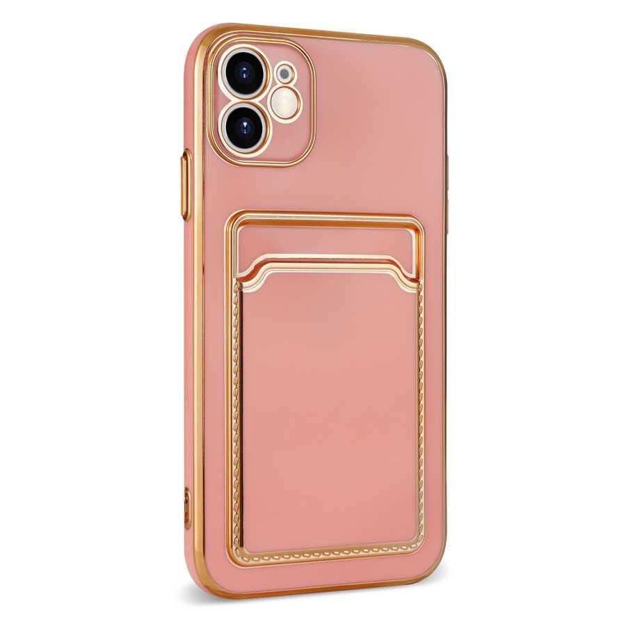 Apple iPhone 12 Kılıf Zore Bark Kartlıklı Kapak