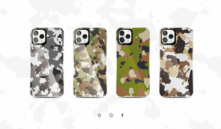 Apple iPhone 12 Pro Kılıf Kajsa Camo Kapak