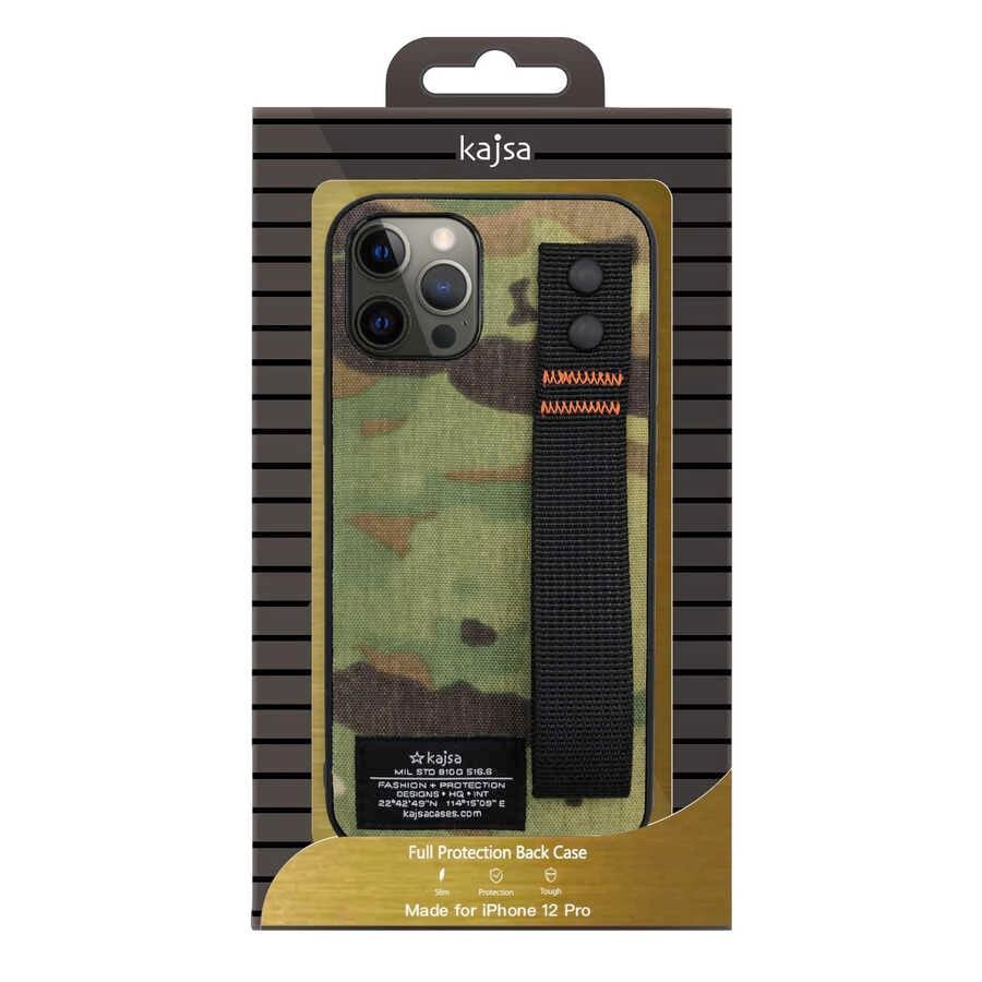 Apple iPhone 12 Pro Kılıf Kajsa Cordura Serisi Military Kapak