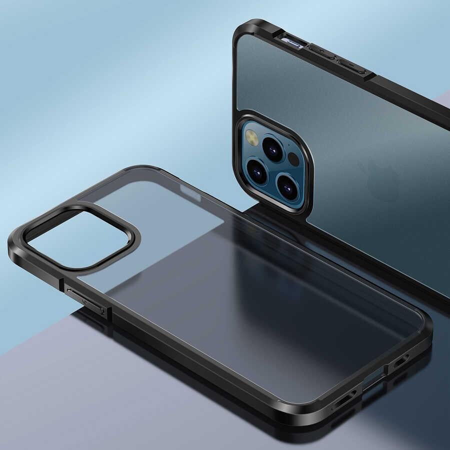 Apple iPhone 12 Pro Kılıf Wlons H-Bom Kapak