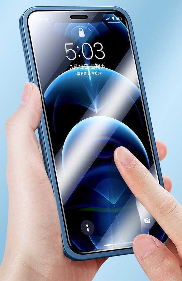 Apple iPhone 12 Pro Kılıf Zore Led Kapak