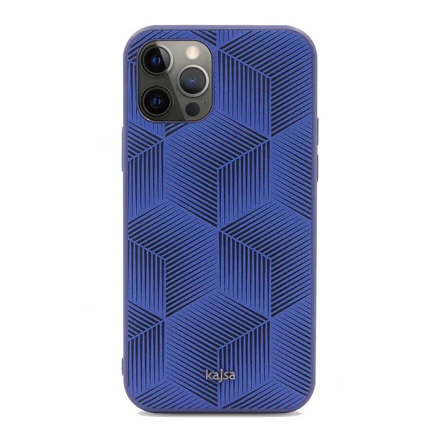Apple iPhone 12 Pro Max Kılıf Kajsa Splendid Serisi 3D Cube Kapak