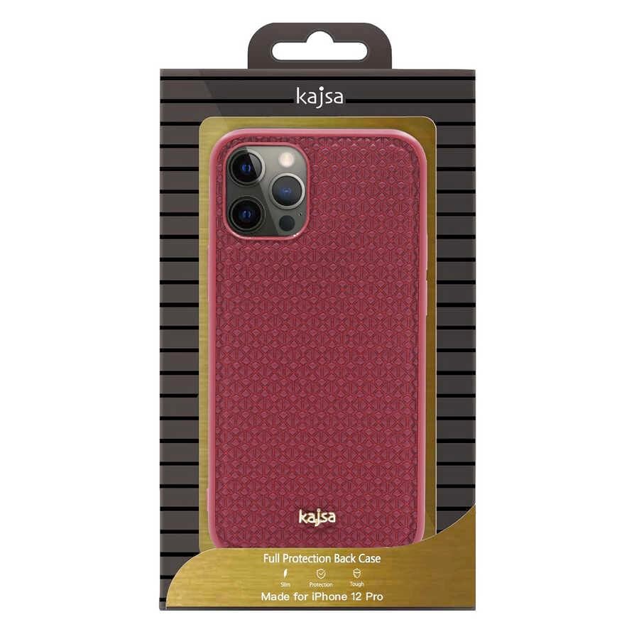 Apple iPhone 12 Pro Max Kılıf Kajsa Splendid Serisi 3D Leaf Kapak