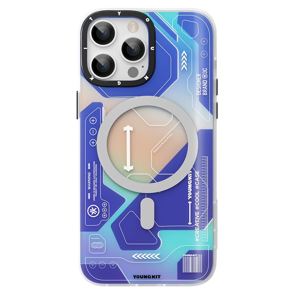 Apple iPhone 12 Pro Max Kılıf Magsafe Şarj Özellikli YoungKit Metaverse Serisi Kapak