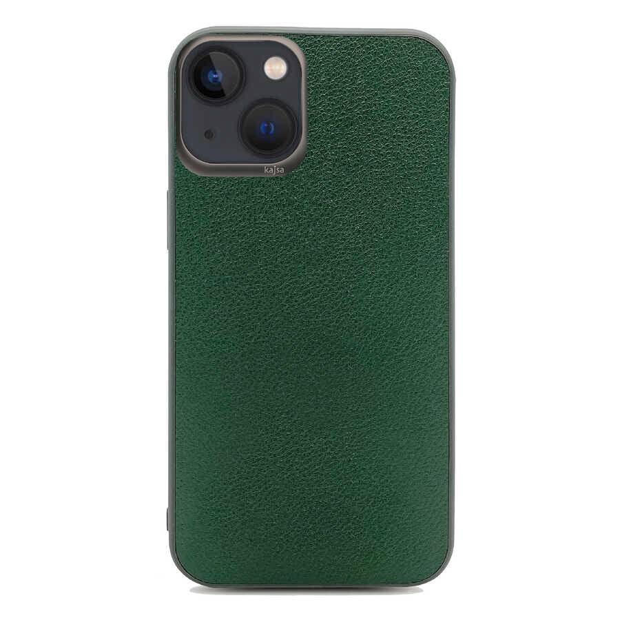 Apple iPhone 13 Kılıf ​Kajsa Luxe Collection Hakiki Deri Kapak