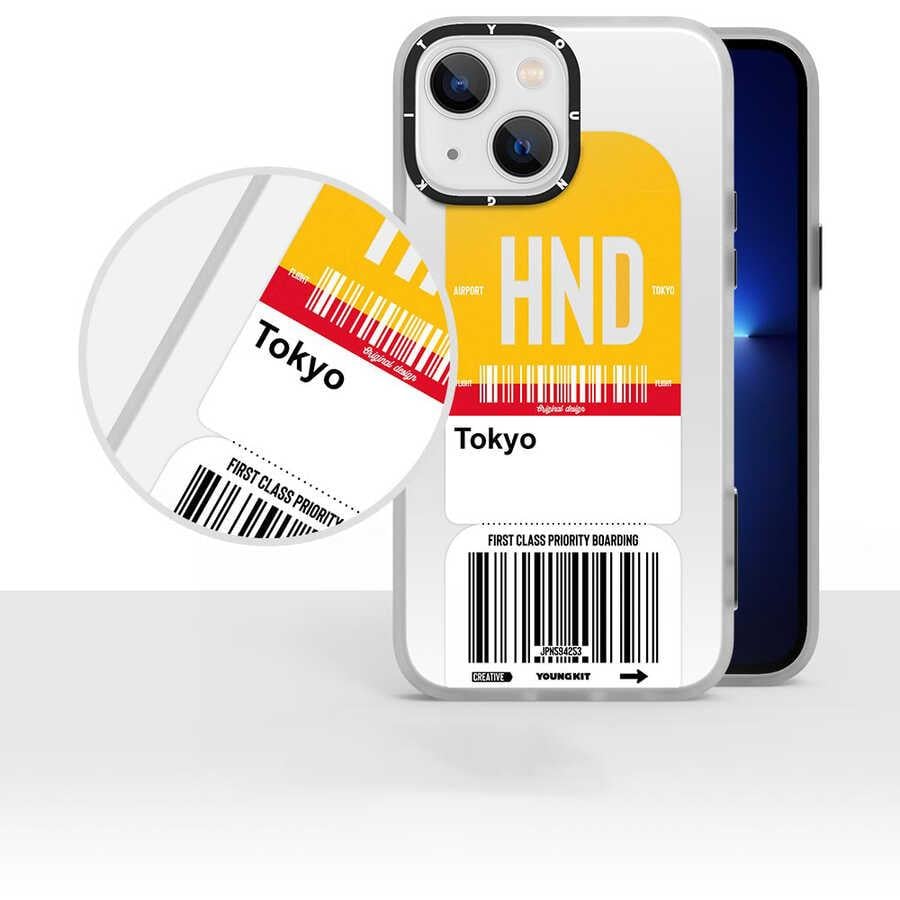 Apple iPhone 13 Kılıf YoungKit Any Time Trip Serisi Kapak