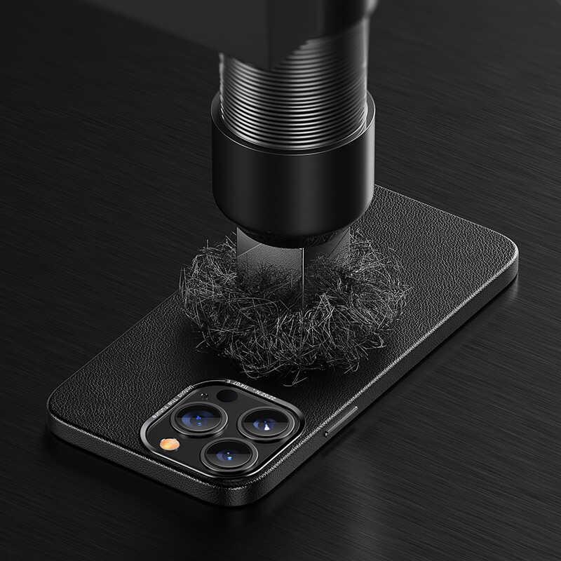 Apple iPhone 13 Pro Kılıf Benks Magnetic Hakiki Deri Kılıf